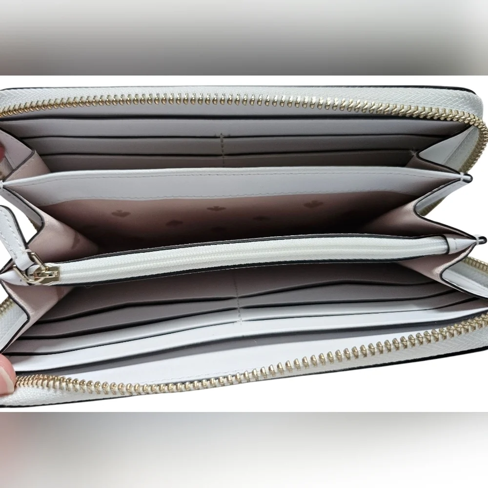 Kate Spade Saffiano Leather Zip Around Continental Wallet. Like New!